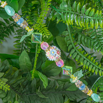 Mixed Bead Strand in Garden Party