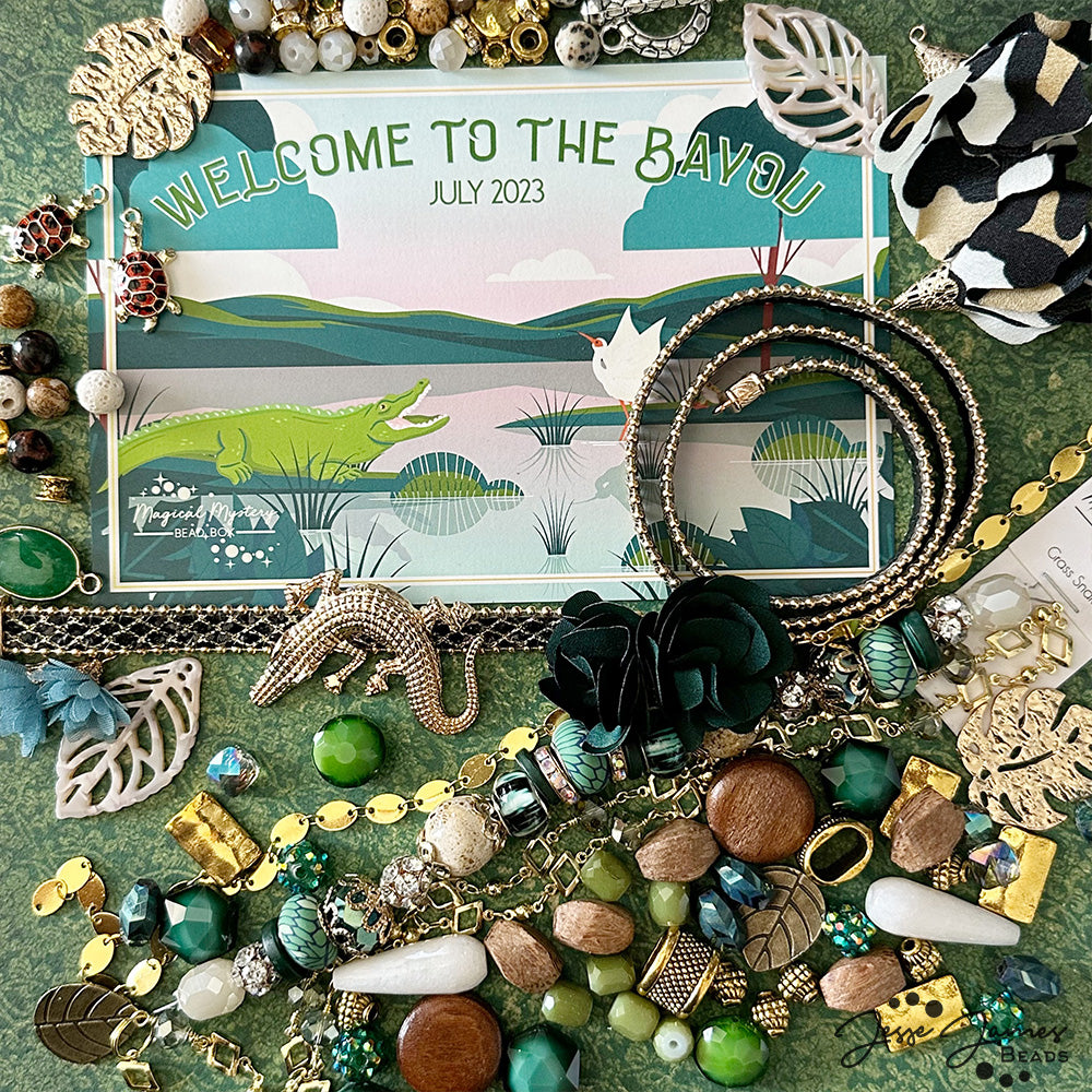 Welcome To The Bayou - July 2023 Magical Mystery Bead Box