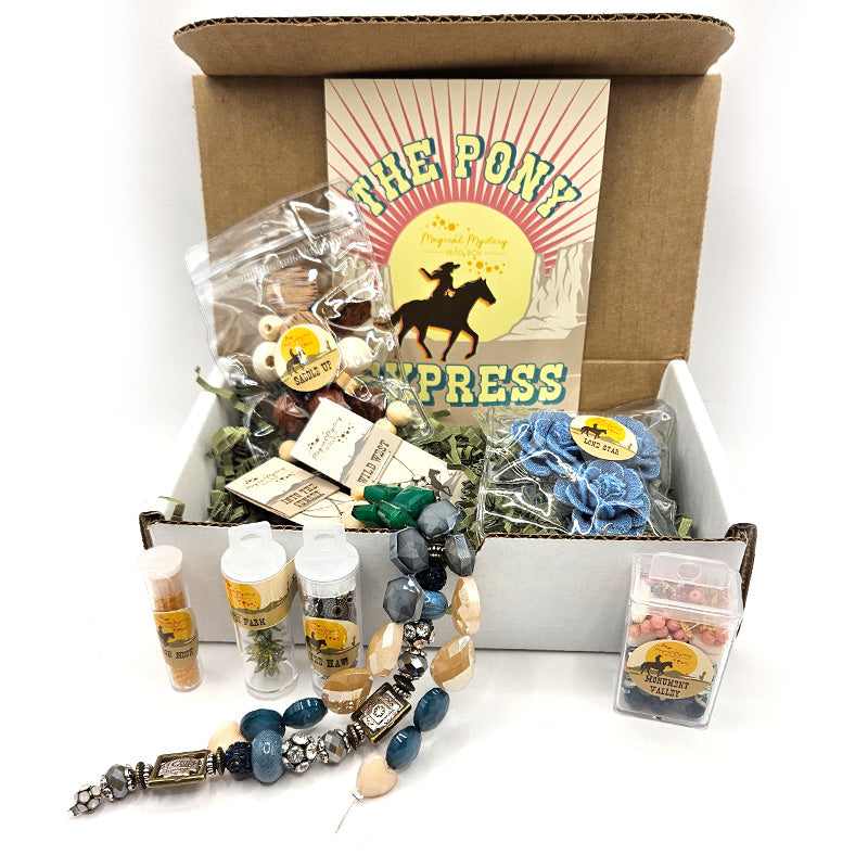 The Pony Express - August 2025 Magical Mystery Bead Box