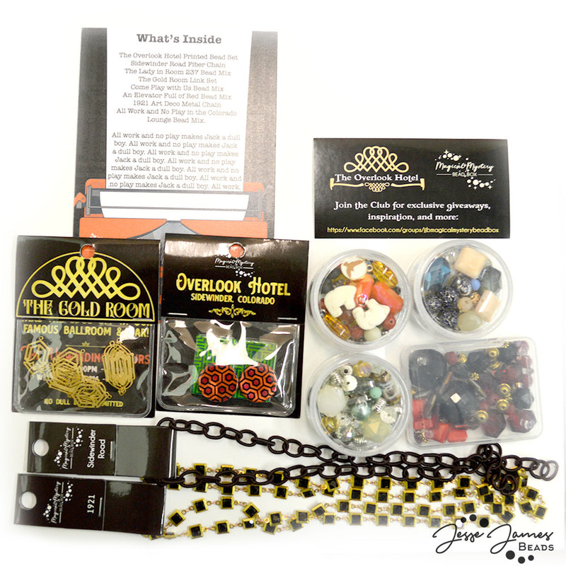 Welcome To The Overlook Hotel - September 2023 Magical Mystery Bead Box