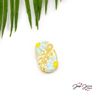 Morning Glory Resin Focal Bead