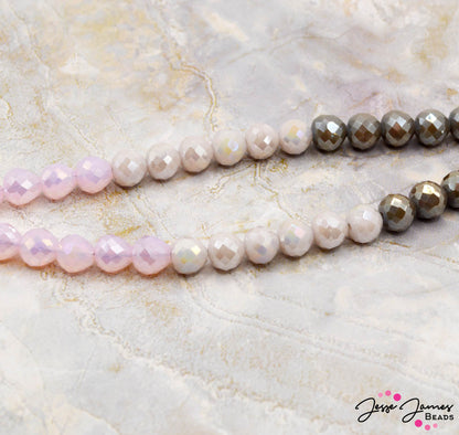 Ombré Glass Bead Set in Neapolitan