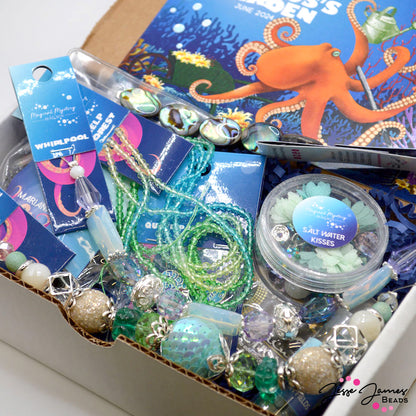 Octopus's Garden - June 2024 Magical Mystery Bead Box