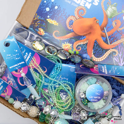 Octopus's Garden - June 2024 Magical Mystery Bead Box