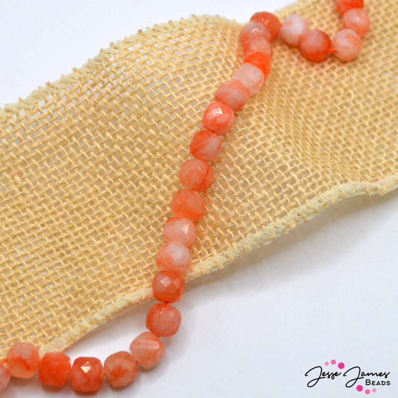 Orange You Glad It's Natural Stone Beads