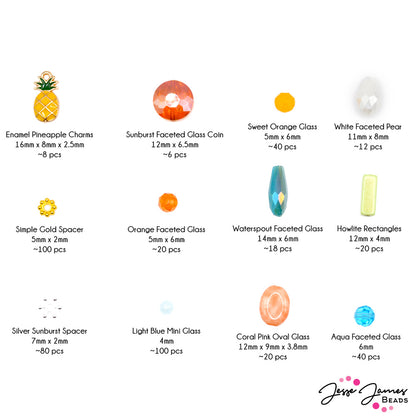 JJB Bead Color Palette in Beach Babe
