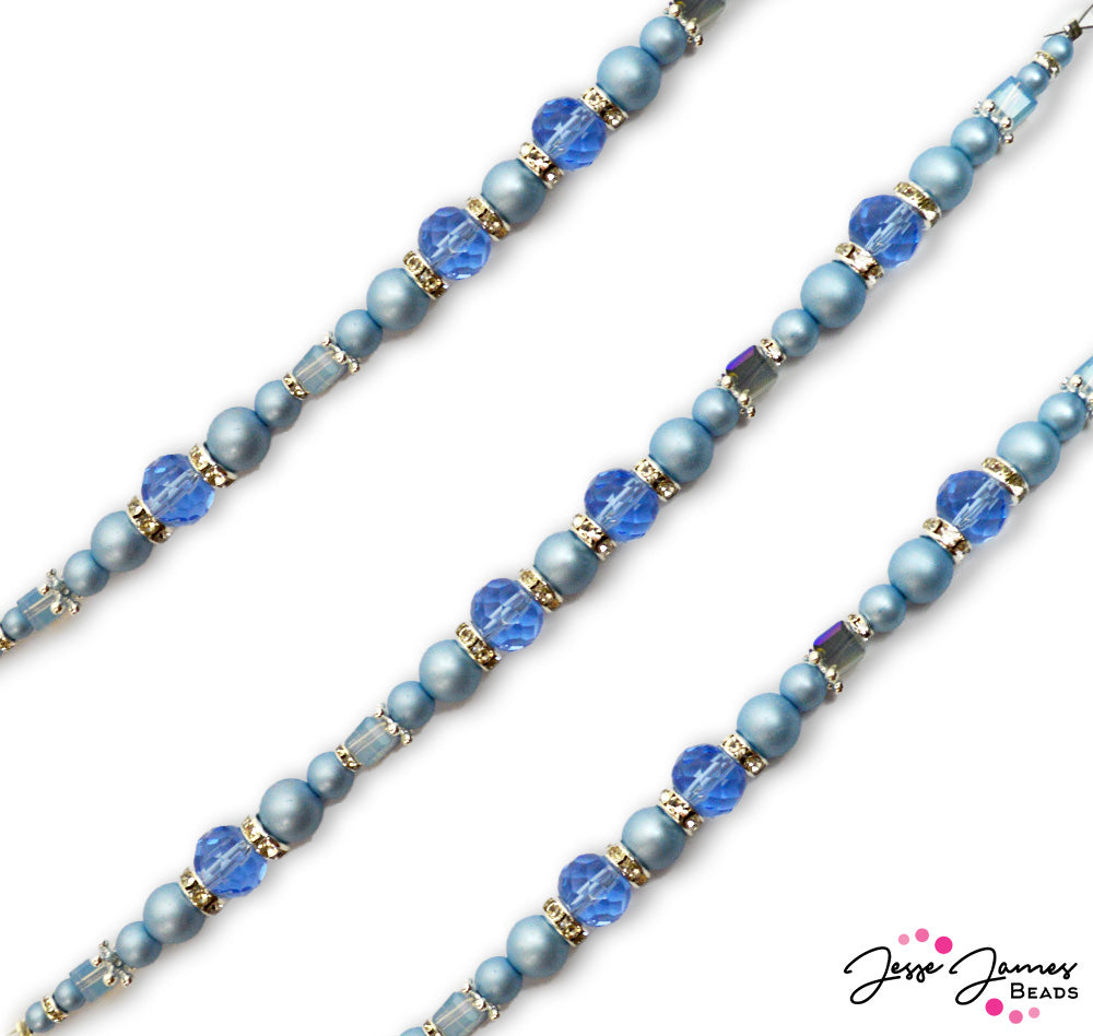 Pantone 2023 Pearl Bead Strand in Summer Song