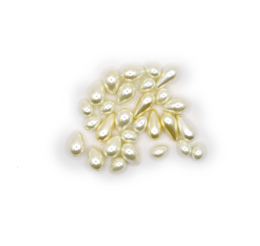 Vintage Teardrop Glass Pearl Set