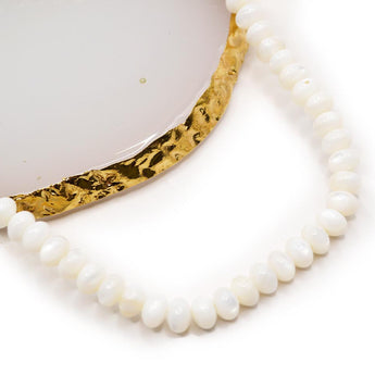 Bead Strand in Lace Gloves