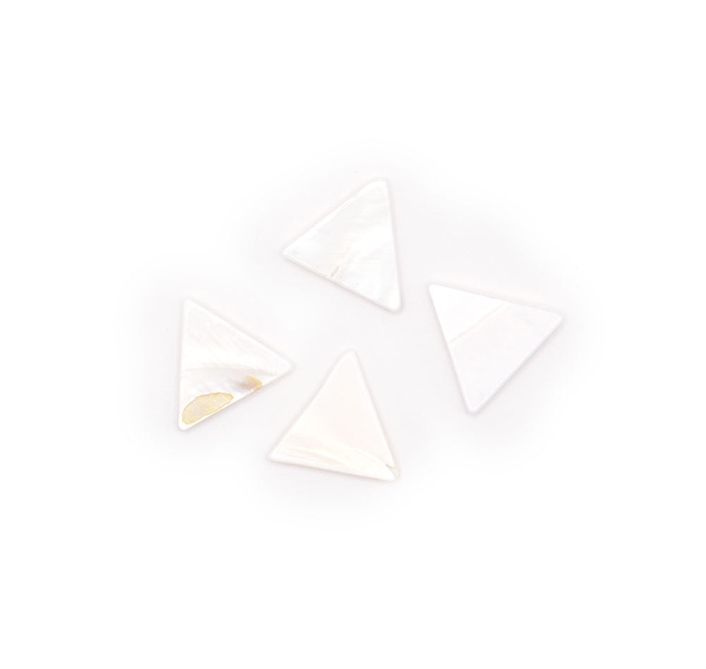 Triangular Bead Natural Freshwater Shell Triangle Beads - Jesse James Beads