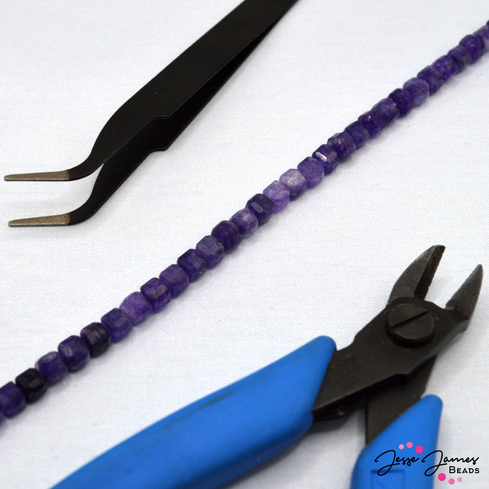 Peregrine Purple Natural Stone Beads