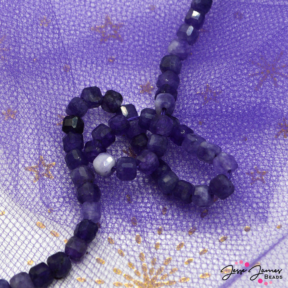 Peregrine Purple Natural Stone Beads