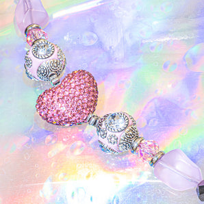 Boho Bead Strand in Pink Passion