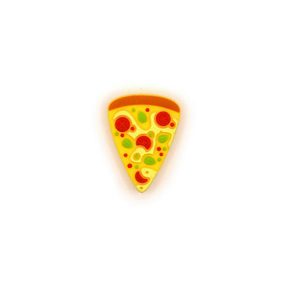 Pizza Slice Silicone Focal Bead