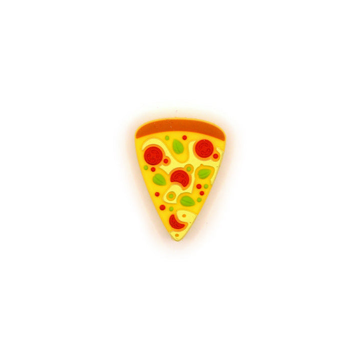 Pizza Slice Silicone Focal Bead