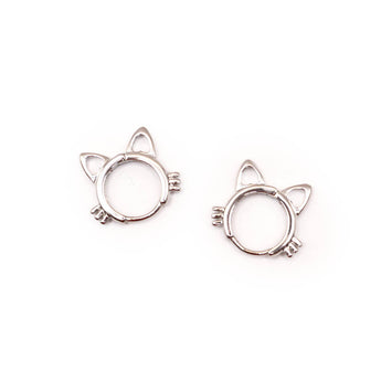 Cat Leverback Earrings