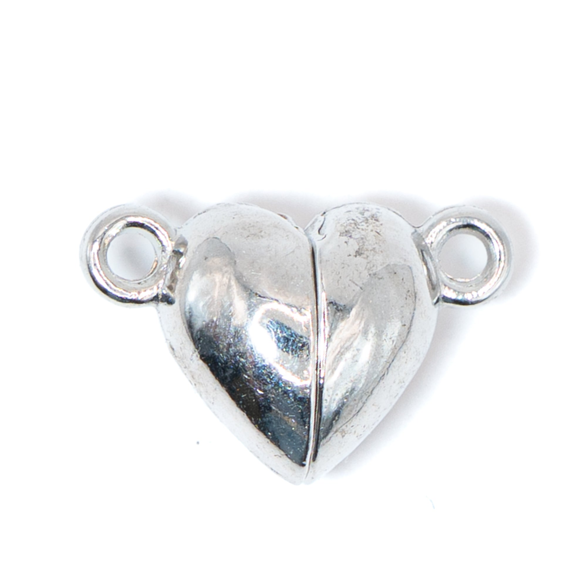 Platinum Heart Magnetic Clasp