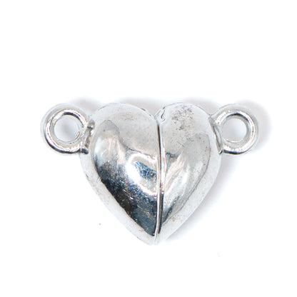 Platinum Heart Magnetic Clasp