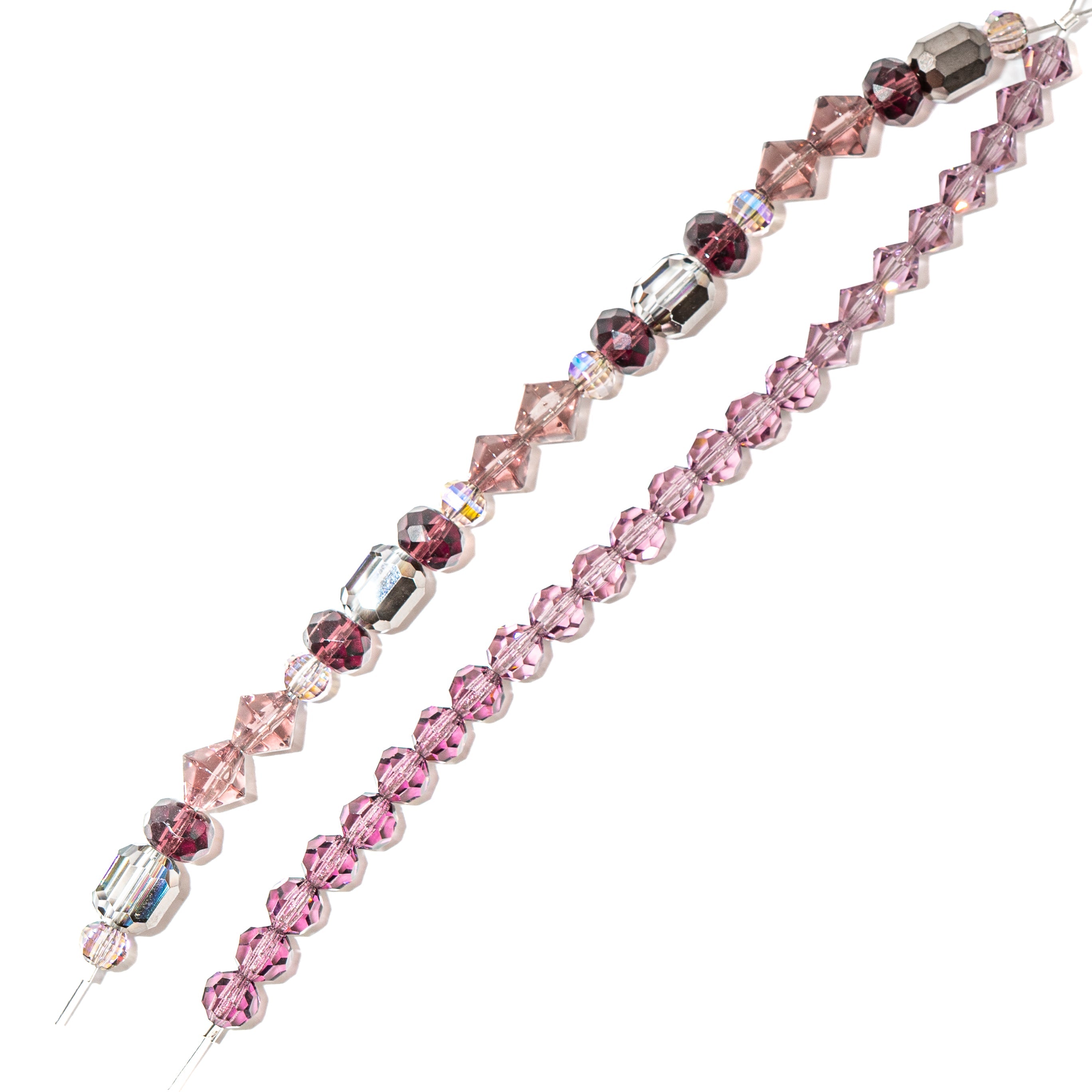 Preciosa Bead Strand Duo in Amethyst Sparkle