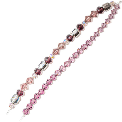 Preciosa Bead Strand Duo in Amethyst Sparkle