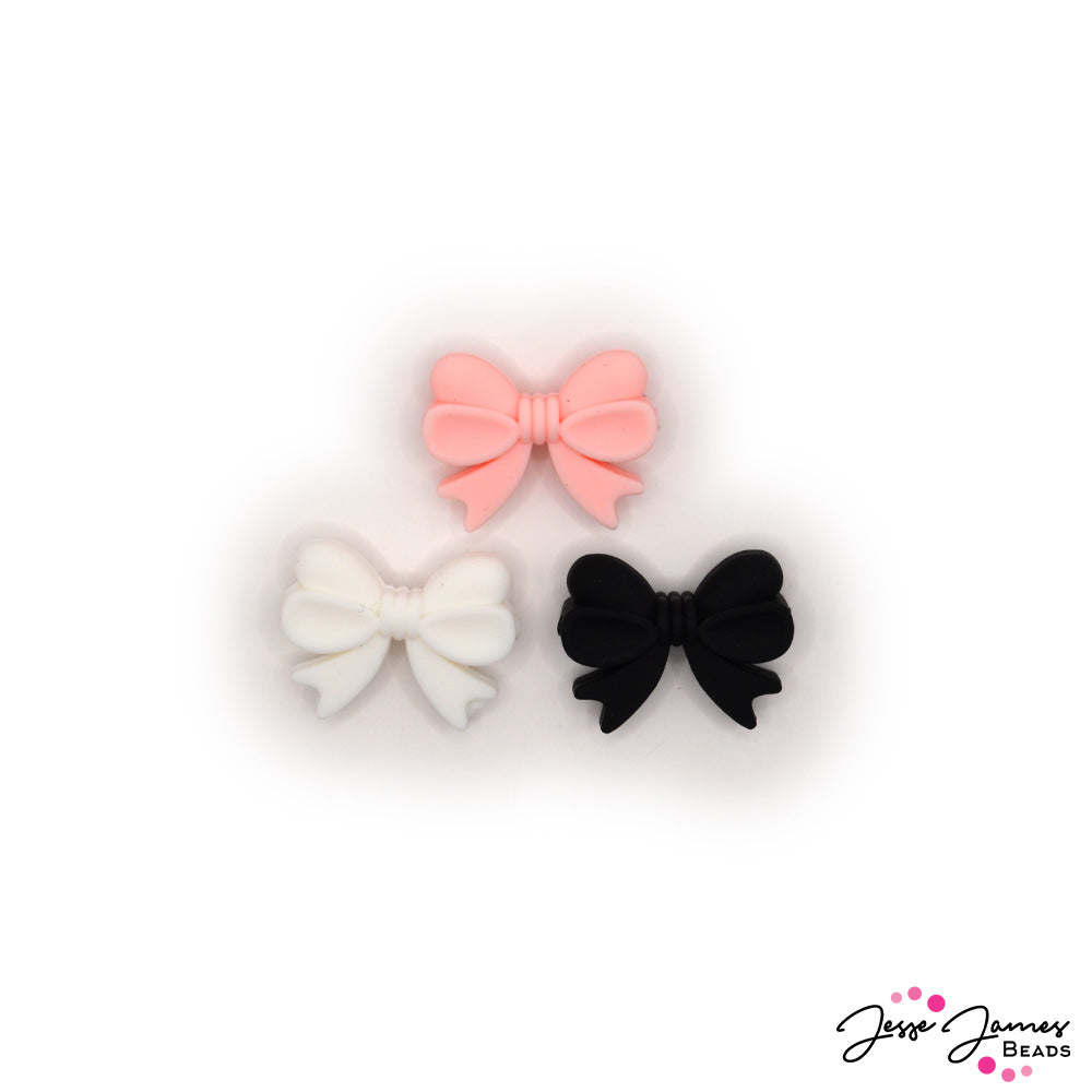 Put A Bow On It Silicone Focal Bead