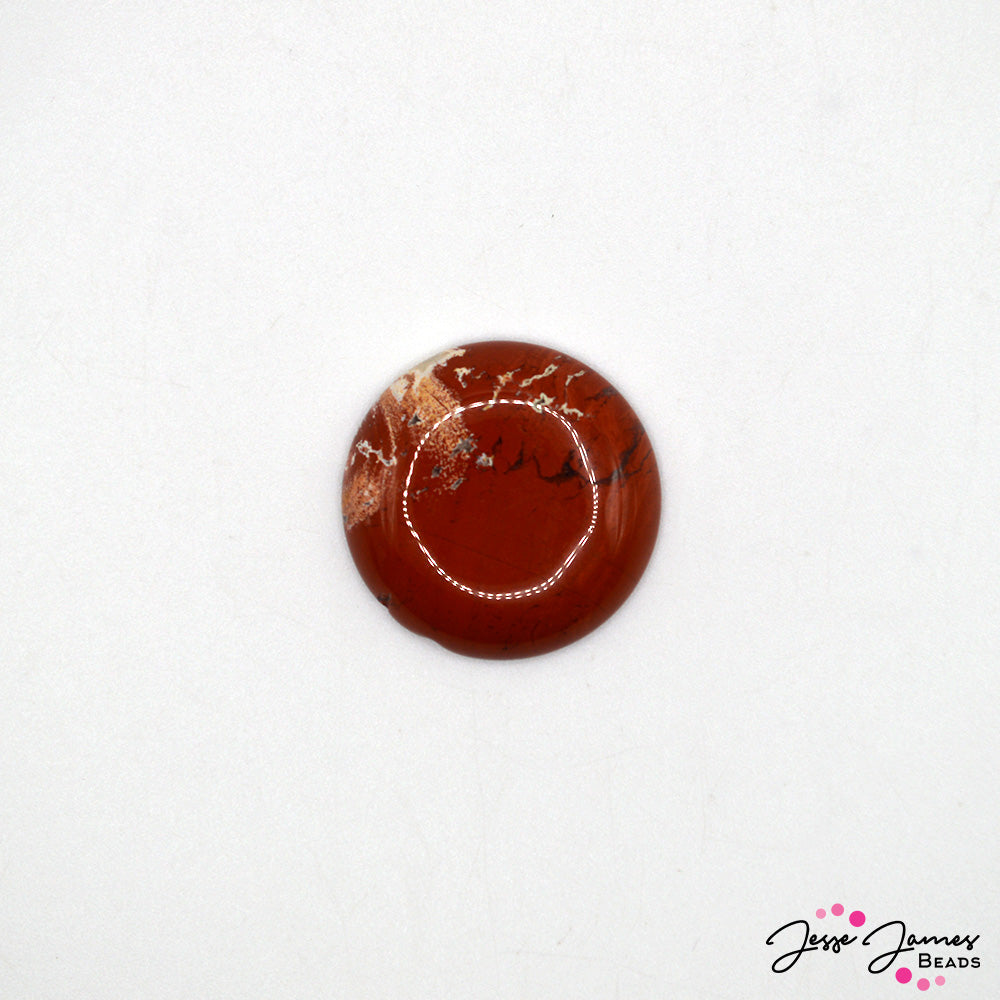 Red Jasper Rock 25mm  Cabochon