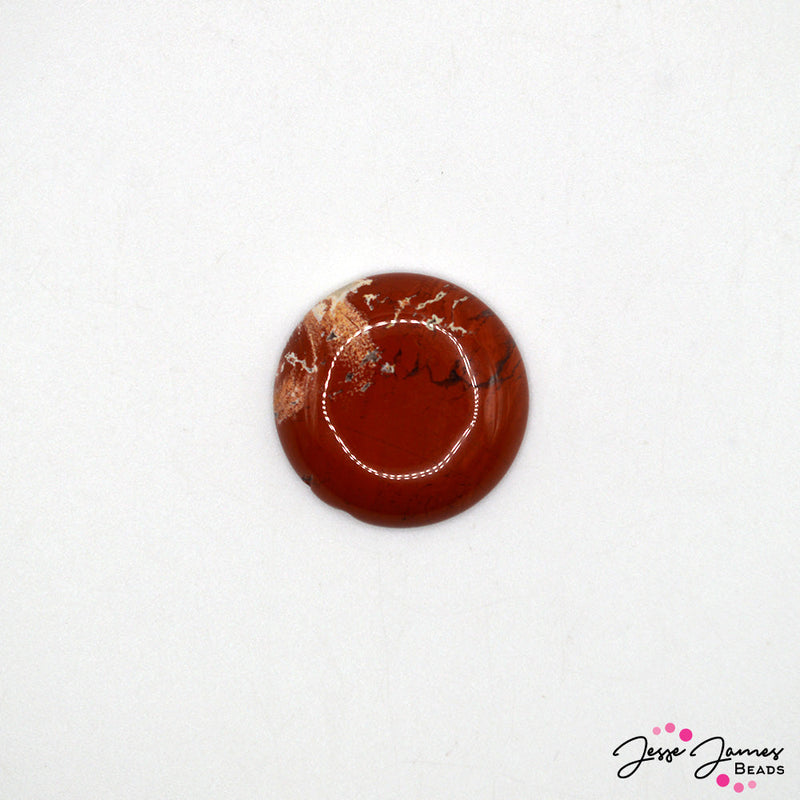 Red Rock 25mm  Cabochon