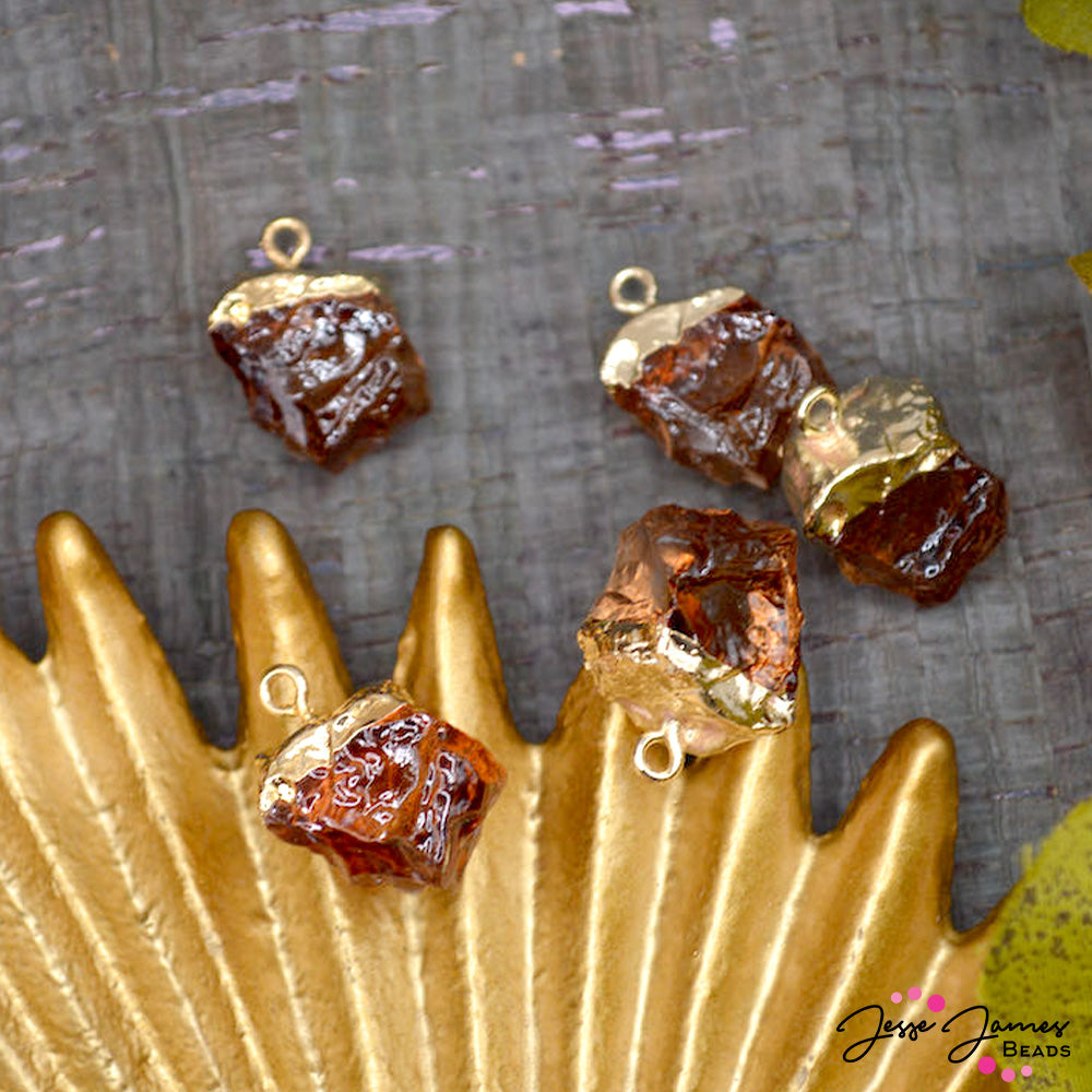 Resin Charm Set in Eternal Amber