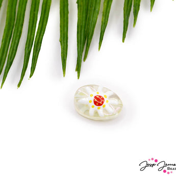 Roaring Daisy Glass Focal Bead
