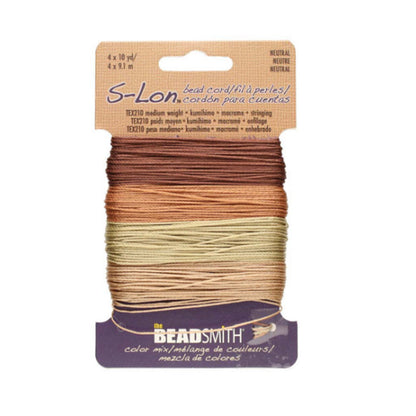 S-Lon Bead Cord in Neutral Colors