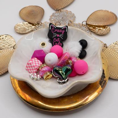 Bite-Sized Silicone Bead Mix in Cat Lady Chic