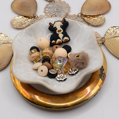 Bite-Sized Silicone Bead Mix in Country Mood