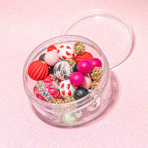 Silcone Bead Mix in Love Struck