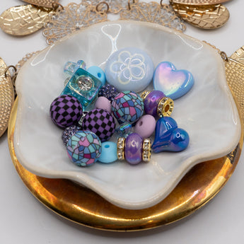Bite-Sized Silicone Bead Mix in Twilight Whimsy
