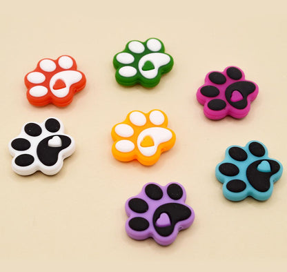 Silicone Focal Bead in Puppy Love