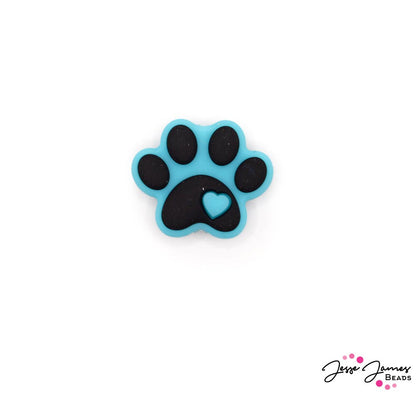 Silicone Focal Bead in Puppy Love