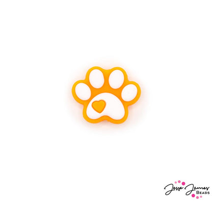 Silicone Focal Bead in Puppy Love