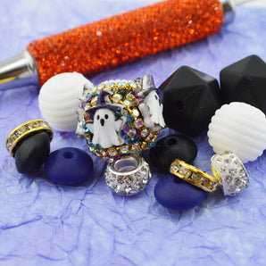 Witchy Ghost Sparkle Bite-Size Bead Mix