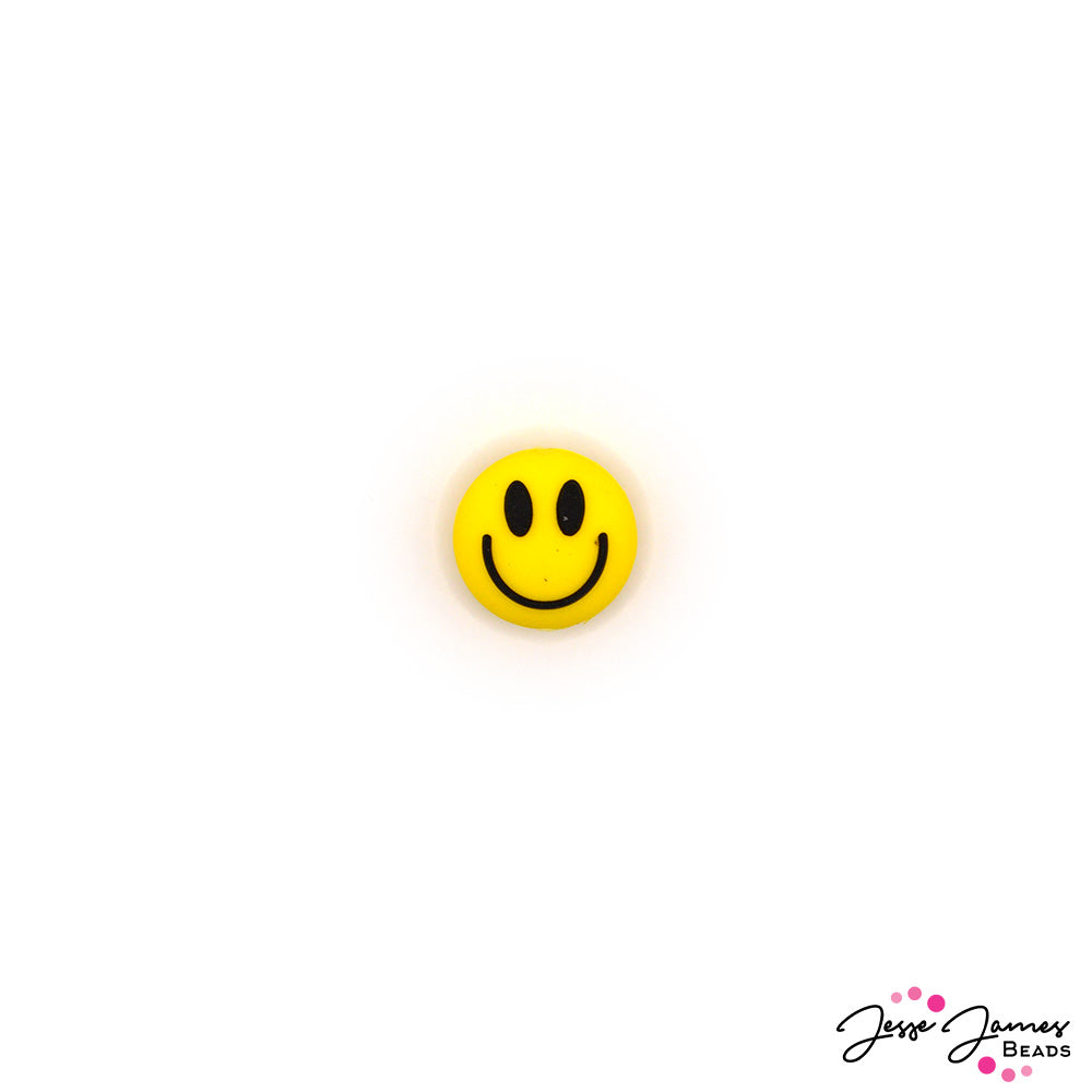 Silly Smiles Silicone Focal Bead