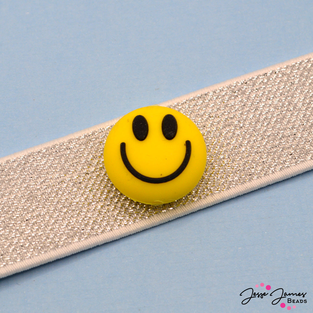 Silly Smiles Silicone Focal Bead