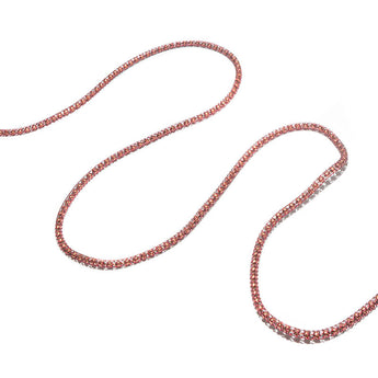 SilverSilk Capture Chain in Dark Rose