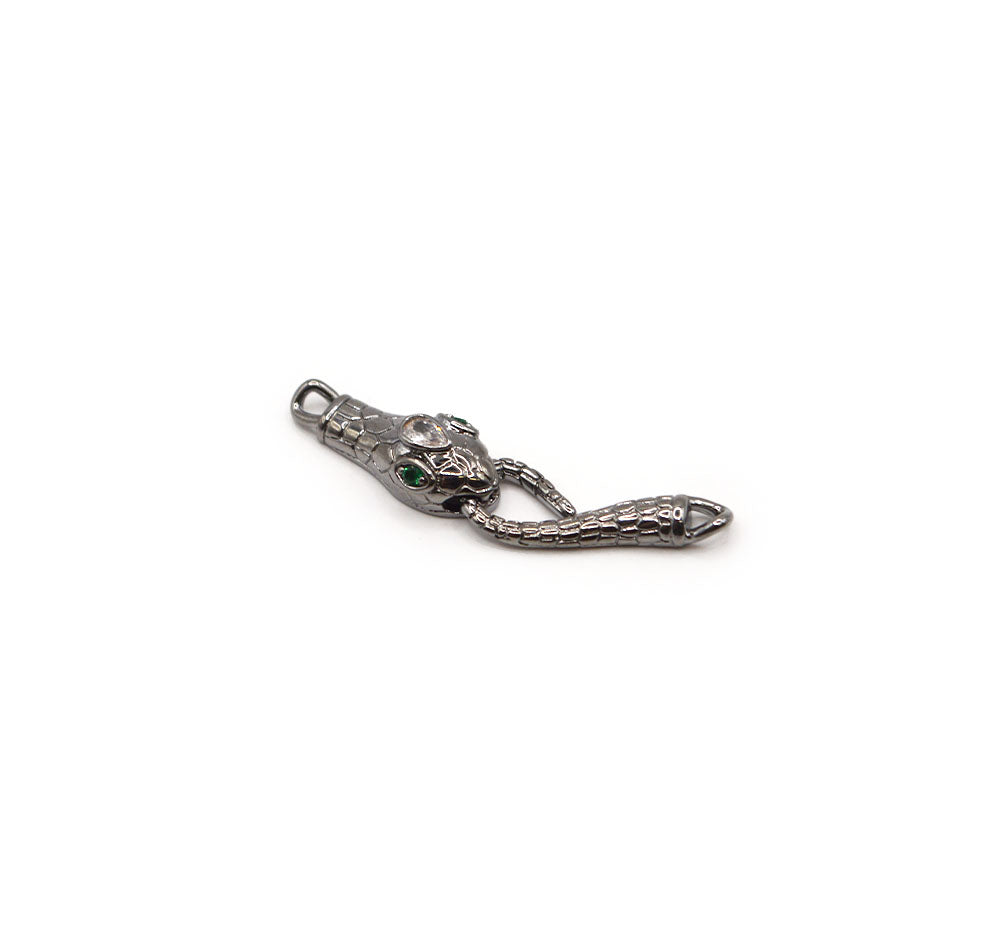 Snake Clasp in Black Mamba