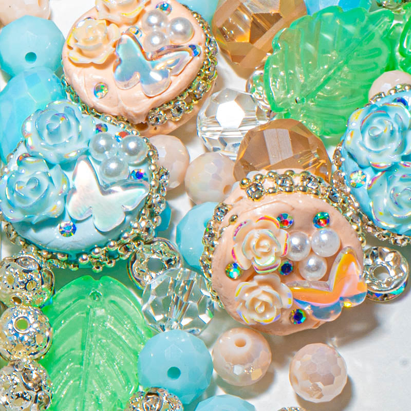 Spring Bead Spring Bead Mix in Peach Tea - Jesse James Beads