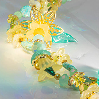 Spring Bead Strand Duo in Daffodil