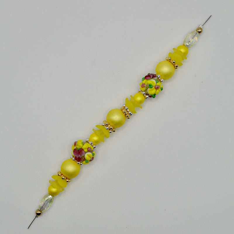 Shorty Bead Strand in Buttercup Blooms