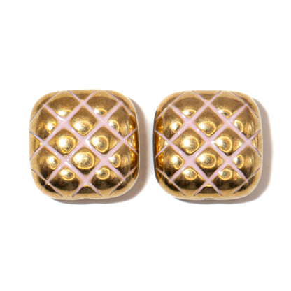 Square Bead Pair in Mermaid Scales