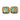 Square Bead Pair in Ocean Goddess