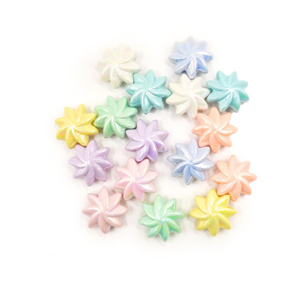 Starburst Pastel Acrylic Bead Mix