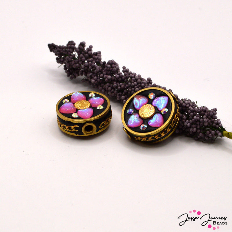 Sugar Plum Fairy Boho Bead Pair