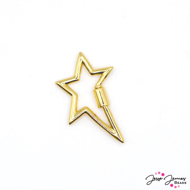 Summer Camp Star Clasp in Gold